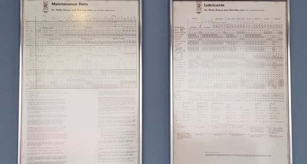 Rolls-Royce Lubricants and Maintenance Data Posters