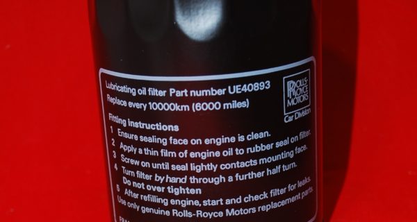 UE40893 Oil Filter